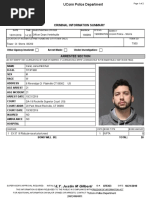 UConn Criminal Information Summary