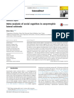 Meta-Analysis of Social Cognition in Amyotrophic Lateral Sclerosis