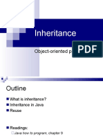 Inheritance: Object-Oriented Programming