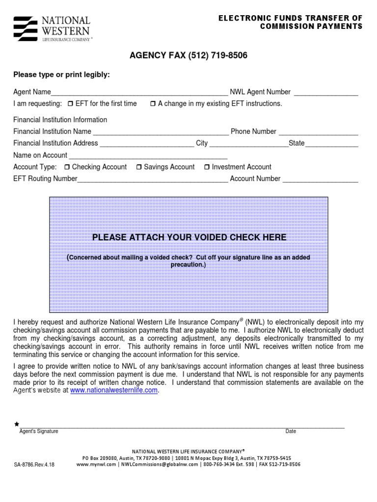 EFT Form | Download Free PDF | Cheque | Services (Economics)