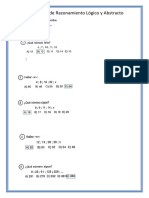 Tarea de Razonamiento