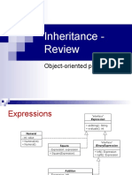 Inheritance - Review: Object-Oriented Programming