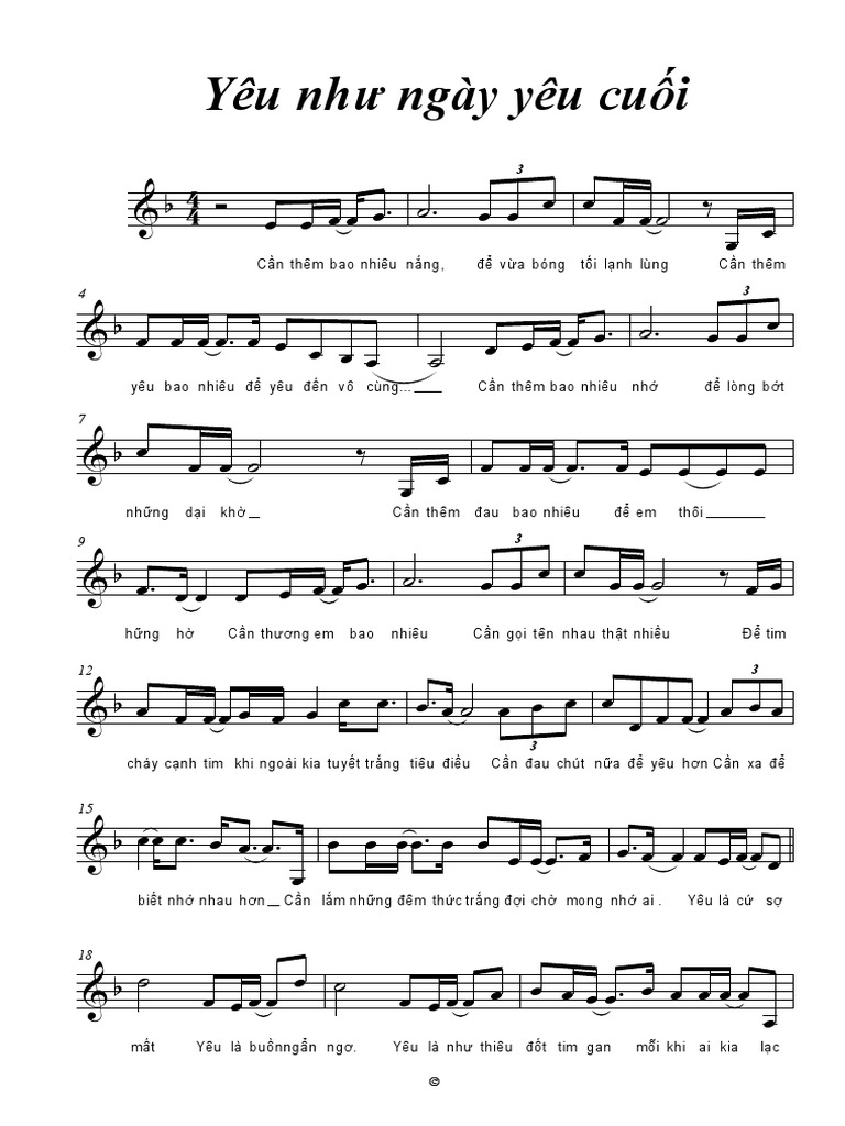 Yeu Nhu Ngay Yeu Cuoi