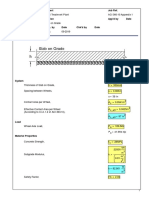 Mathcad - Slab On Grade