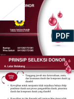 SELEKSI DONOR