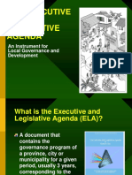 Executive Legislative Agenda