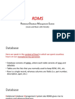 R D M S: Elational Atabase Anagement Ystem (Learn and Share With Friends)