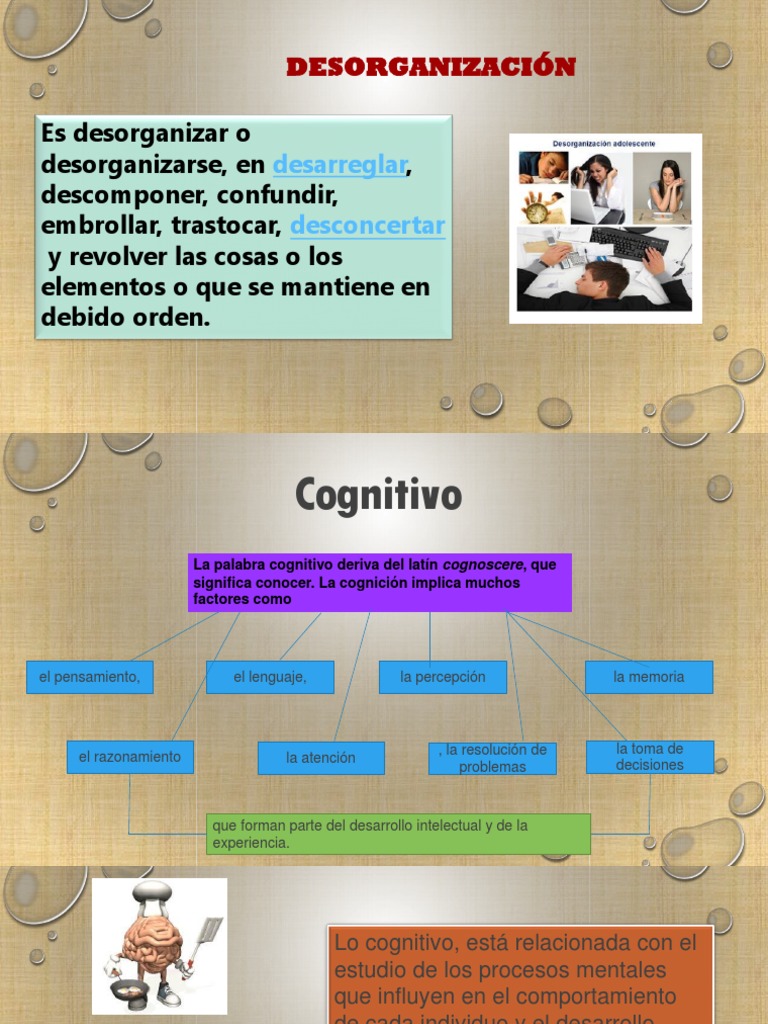 Desorganización Cognitiva, Afectiva, Social | PDF | Comportamiento ...