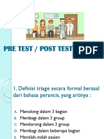 Pre Test Dan Post Test Triage