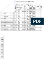 School Form 1 (SF 1) School Register