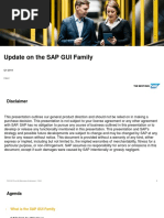 Update in The SAp GUI