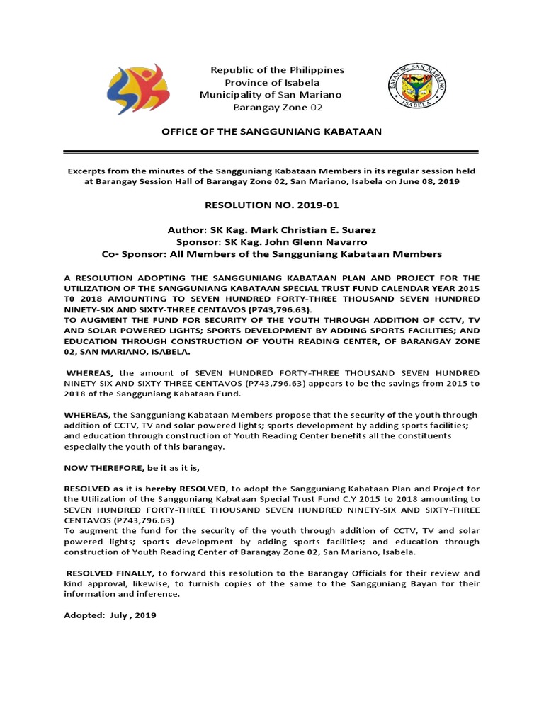Office of the sangguniang kabataan philippines government
