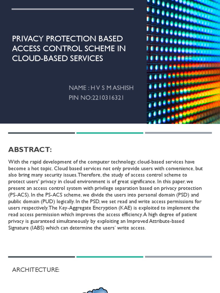 Privacy-Focused Access Control in Cloud | PDF | Cloud Computing | Privacy