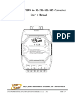 I-7550 PROFIBUS To RS-232/422/485 Converter - User's Manual
