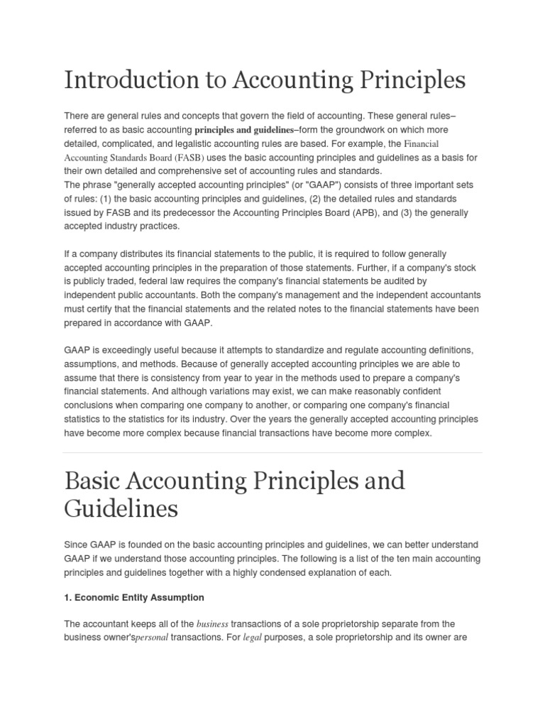Accounting Principles | PDF | Balance Sheet | Accounting