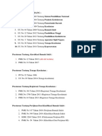 Daftar Peraturan