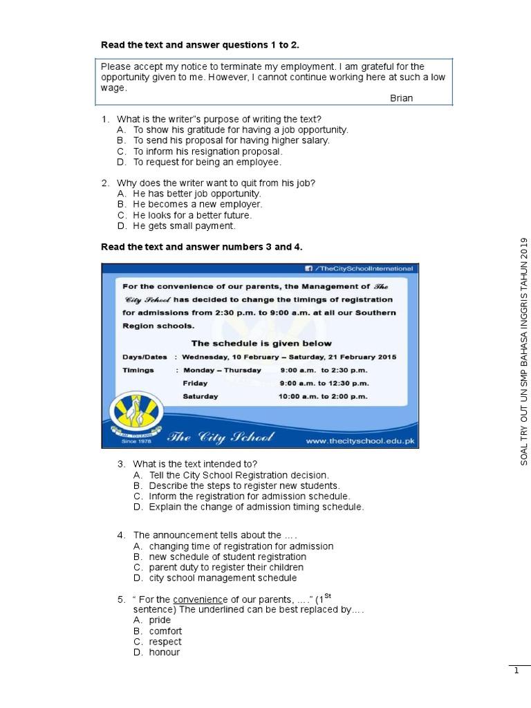 Soal Try Out Un Heat Wave Nature