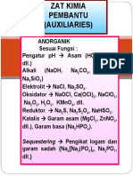Zat Kimia Pembantu (Auxiliaries)