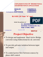 Design and Implementation of Dual Active Bridge Converter