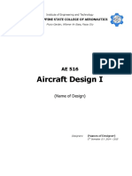 Aircraft Design I: Philippine State College of Aeronautics