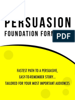 The Persuasion Foundation Formula Final