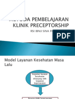 Metoda Pembelajaran Klinik Preceptorship