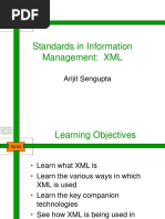 Standards in Information Management: XML: Arijit Sengupta