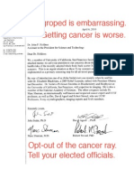 Cancer Ray Opt Out
