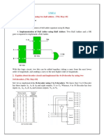 Design A Full Adder by Using Two Half Adders. (7M, May-19)