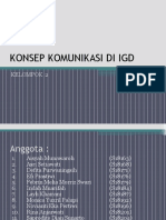 Kelompok 2 (Konsep Komunikasi Di Igd)