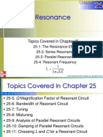 Resonance: Topics Covered in Chapter 25
