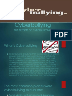 Cyberbullying: The Effects of Cyberbullying