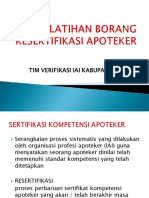 Pelatihan Borang PC IAI Kabupaten Blora