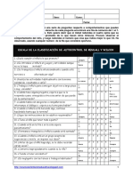 Escala Autocontrol de Kendall y Wilcox