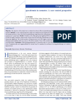 Phototherapy Induced Hypocalcemia in Neonates: A Case-Control Prospective Study