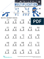 2 Digit Multiplication PDF
