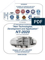 NT NT-2020: "New Development and Application Ew Technologies, Development and Application, Development and Application"