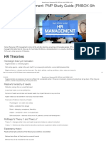 Resources Management: PMP Study Guide (PMBOK 6th Edition) : HR Theories