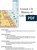 Lesson 1.0: History of Life On Earth
