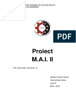 Proiect M.A.I.