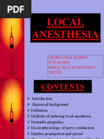 Local Anesthesia