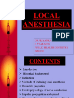 Local Anesthesia