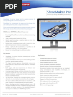 With Delcam Crispin Shoemaker Pro You Can:: Key Features