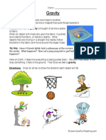 Gravity Worksheet 1 PDF