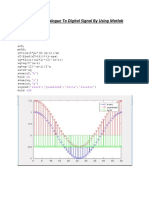 Conversion of Analogue To Digital Signal by Using Matlab LAB#2 TASK#1