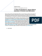 Sex Differences in Risk and Resilience: Stress Effects On The Neural Substrates of Emotion and Motivation