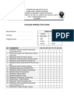 Evaluasi Kinerja Klinis PK II