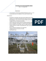 Suban Pigging Site Visit and Assessment Report