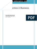 Introduction To Business Notes B.com Part 1