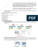 Different Types of Sheet Metal Operations Are:: 1. Shearing Operation